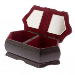 Шкатулка из змеевика &amp;quot;Хозяйка медной горы зимний пейзаж&amp;quot; 20х10х7,5 см