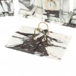 Настольный набор "Орел" из мрамора