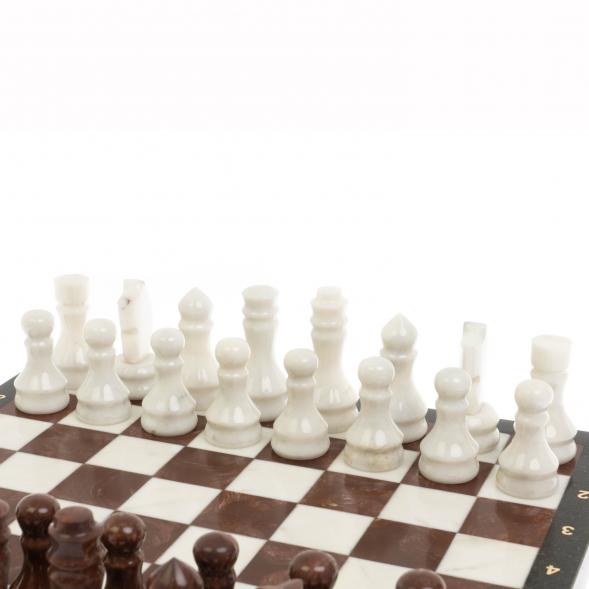 Шахматы &amp;quot; Традиционные&amp;quot; доска 40х40 см мрамор, лемезит 129936