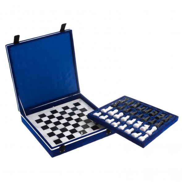 Шахматы настольные &amp;quot;Классические&amp;quot; доска 31х31 см мрамор 123534