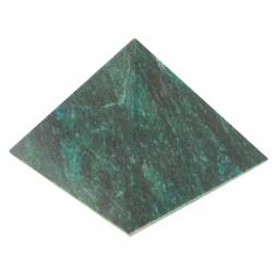 Пирамида 4х4х3,5 см камень змеевик