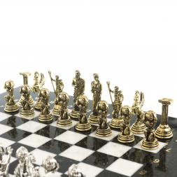 Шахматы &amp;quot;Атлас&amp;quot; доска 28х28 см из камня мрамор