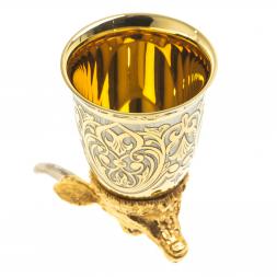 Стопка перевертыш &amp;quot;Олень&amp;quot; 70 мл Златоуст