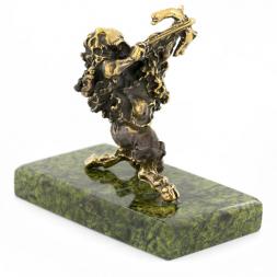 Сувенир статуэтка знак зодиака "Стрелец" бронза камень