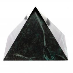 Пирамида 11,5х11,5х7,8 см камень змеевик