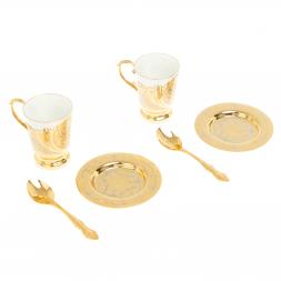 Кофейный набор "Орнамент" на 2 персоны 170 мл Златоуст