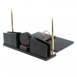 Письменный набор "Фаворит" из камня лемезит