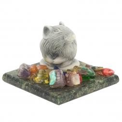 Сувенир из мрамолита "Крыса"