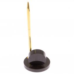 Часы настольные с ручкой камень родонит