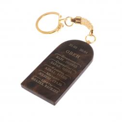 Брелок из обсидиана знак зодиака &amp;quot;Овен&amp;quot;