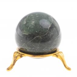 Шар из темного змеевика 4,5 см