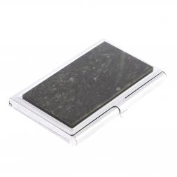 Карманная визитница из камня актиновит