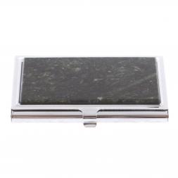 Карманная визитница из камня актиновит