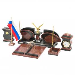 Настольный набор &amp;quot;Орел&amp;quot; из лемезита