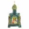 Шкатулка "Часовня" камень змеевик 14х14х24 см