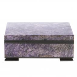 Шкатулка из чароита "Секрет" 10х7,5х4 см