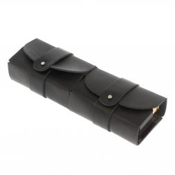 Набор стопок гильз "Лесные звери" 6 шт в кожаном патронташе Златоуст