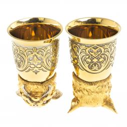 Стопки перевертыши "Рысь" 70 мл 2 шт Златоуст